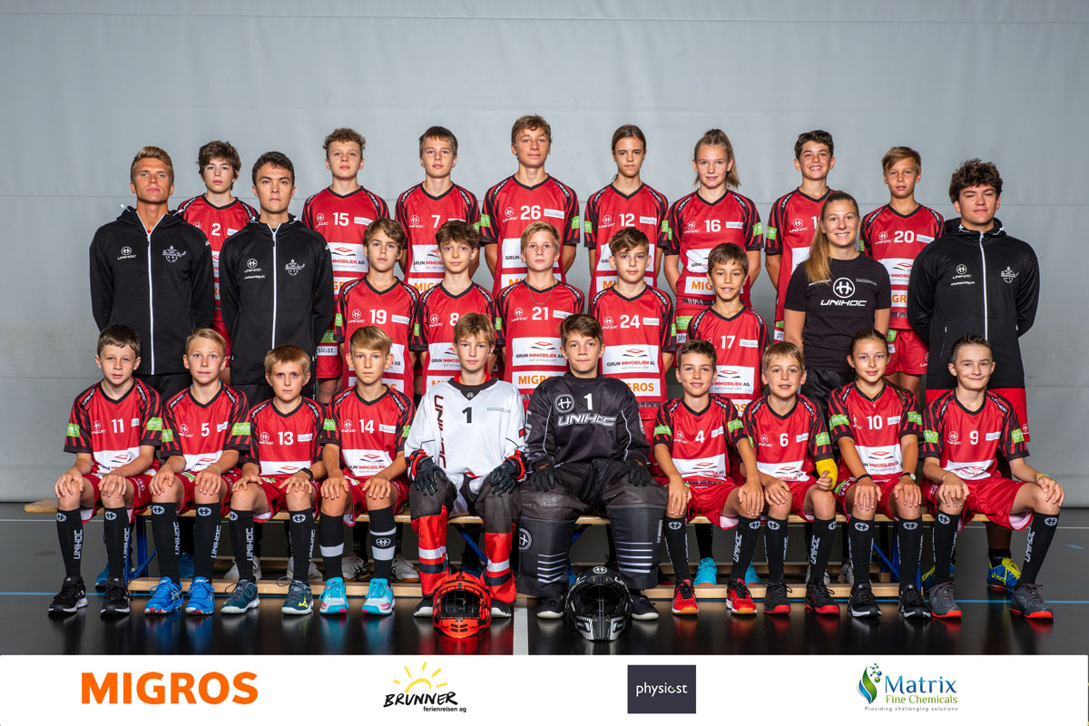 Junioren U14A_UHC Sarganserland_Saison 2022-2023