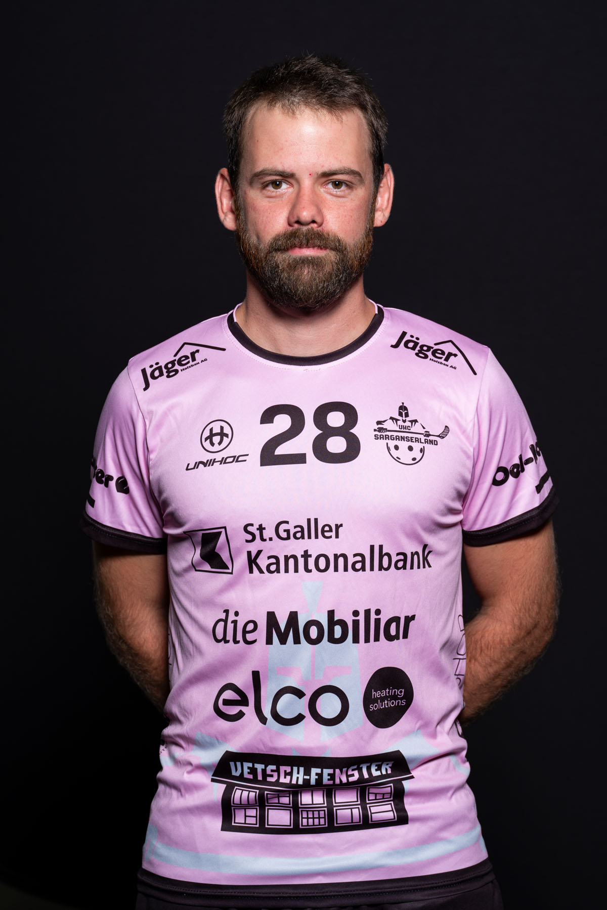 Dominik Dietrich #28_NLB_UHC Sarganserland_Saison 2025-2026_01 Dominik Dietrich #28_NLB_UHC Sarganserland_Saison 2025-2026_01