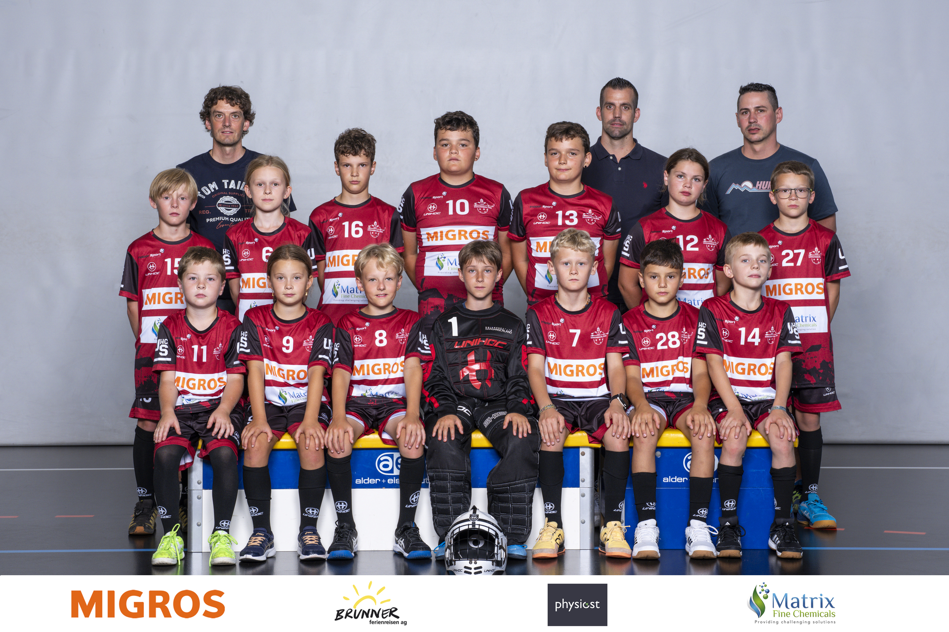 Junioren D rot_UHC Sarganserland_Saison 2025-2026_01 Junioren D rot_UHC Sarganserland_Saison 2025-2026_01